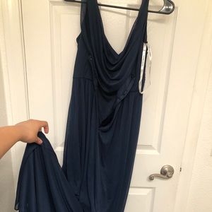 David’s bridal navy blue dress